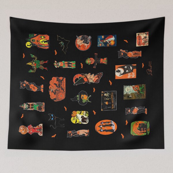 Item preview, Halloween Vintage Art Blanket designed and sold by Ed Rosek.