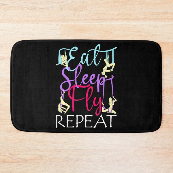 Item preview, Eat Sleep Fly Repeat Aerial Yoga Silks designed and sold by perfectpresents.