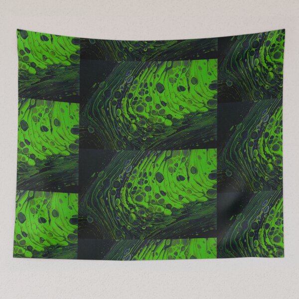 Item preview, Green, Purple and Black Ring Pour designed and sold by crystalorrainee.