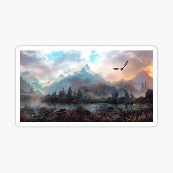 Dragon Mountain Sticker