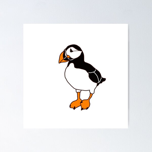 Item preview, Little puffin designed and sold by OneFishArt.