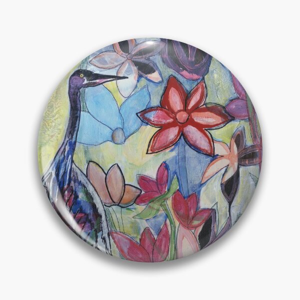 Item preview, Mixed Media Heron designed and sold by LillianConnelly.
