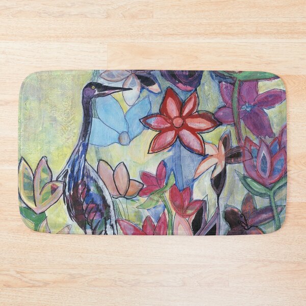 Item preview, Mixed Media Heron designed and sold by LillianConnelly.