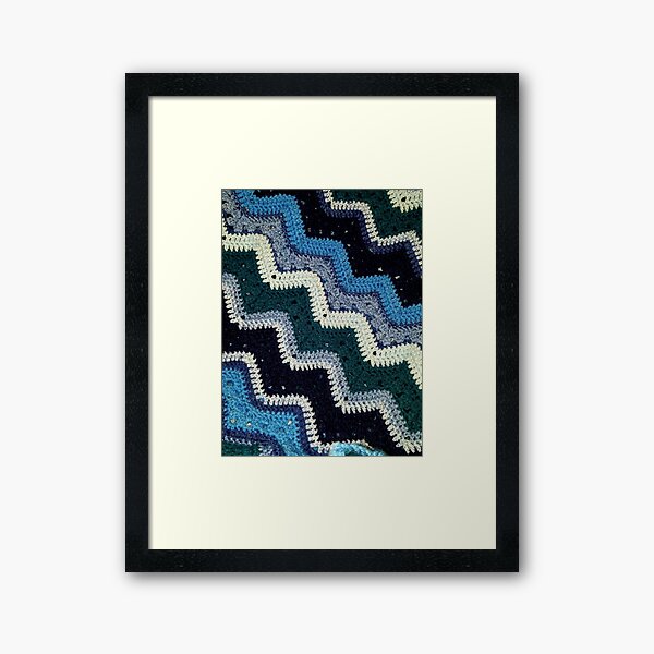 am I blue? Framed Art Print