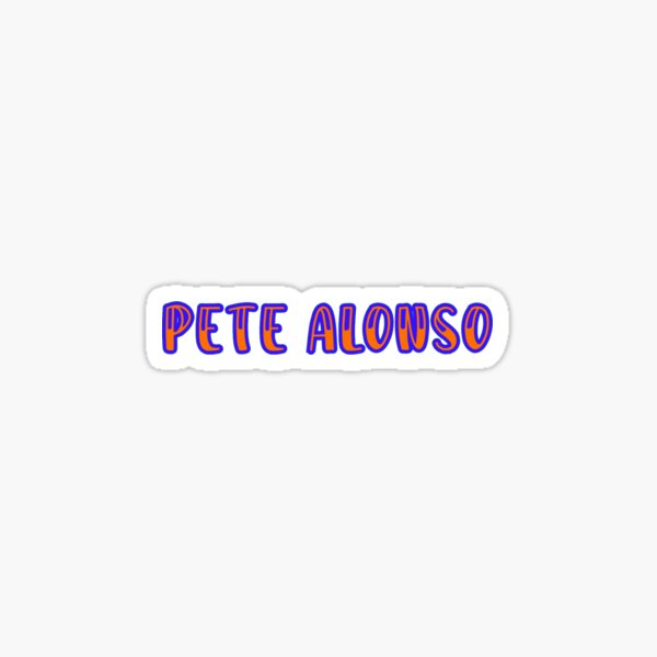 Pete Alonso  Sticker for Sale by athleteart20