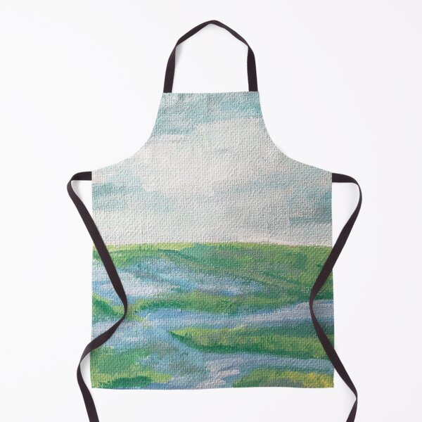 Item preview, Lowcountry Marsh Landscape Painting designed and sold by BissyCollective.