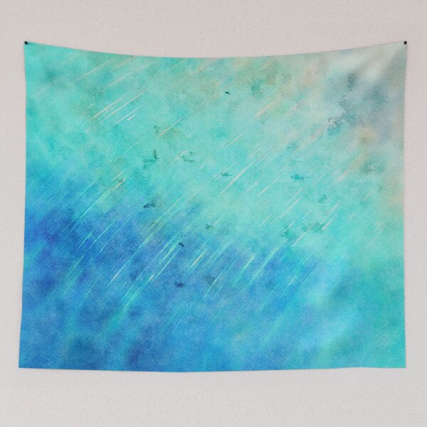 Item preview,  Watercolor Waves Abstract Art Painting designed and sold by DebiPhillips.
