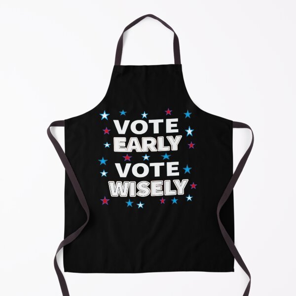 Item preview, Vote Early, Vote Wisely - White Letters with Stars  designed and sold by ArtByLM.