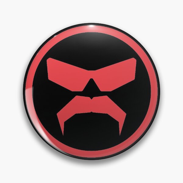 Dr Disrespect design, red Pin