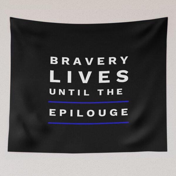 Item preview, Thin Blue Line - Bravery Lives Until The Epilogue designed and sold by Michael Schmidt.