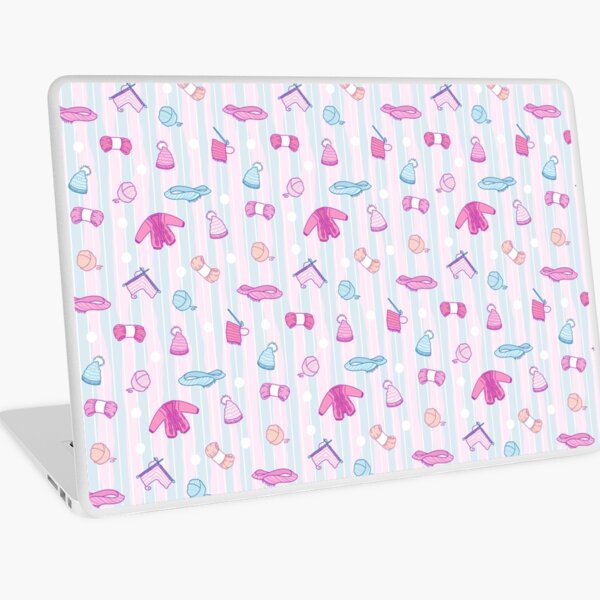 Trendy Knitters | Pastel | Laptop Skin