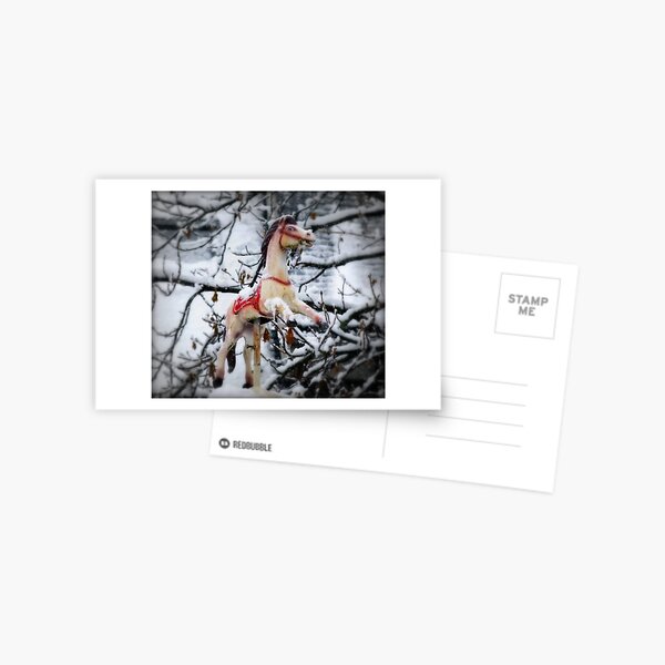 cheval flocon Postcard