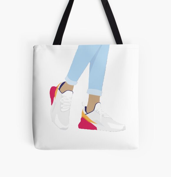 cute black, white, and pink nike air max 270's Tote Bag for Sale