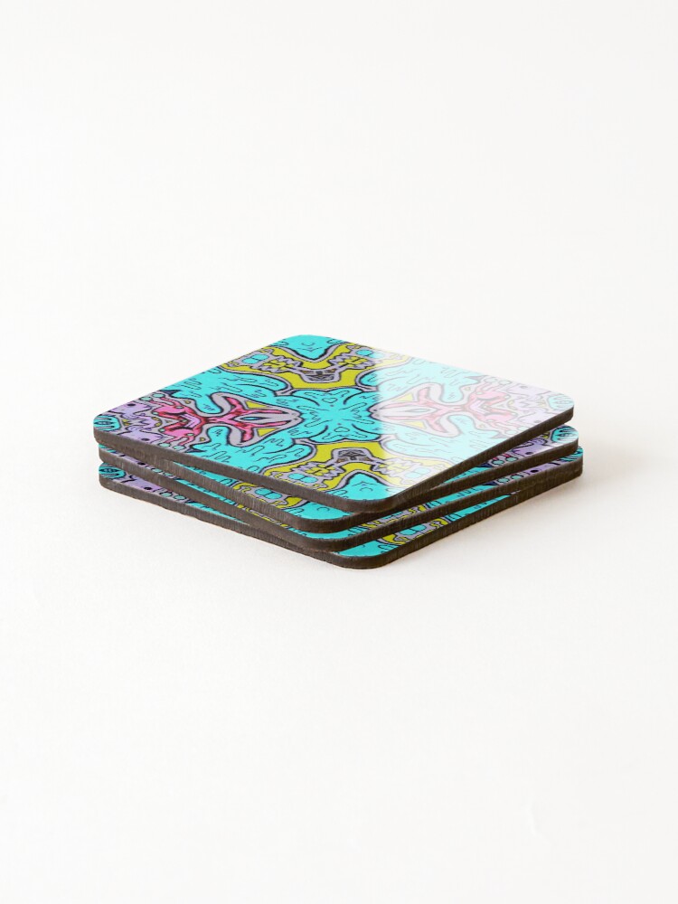 Thumbnail 4 of 5, Coasters (Set of 4), ColorSplash designed and sold by ACidysfunction.