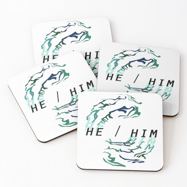 Item preview, He/Him Pronoun Statement - Pride designed and sold by Luke Paris.