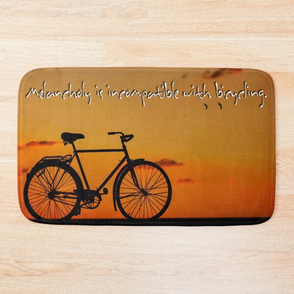 Item preview, Melancholy is incompatible with bicycling. designed and sold by Maria Gonzalez.