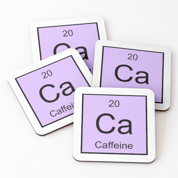 Item preview, caffeine - revised periodic table designed and sold by funandquirky.