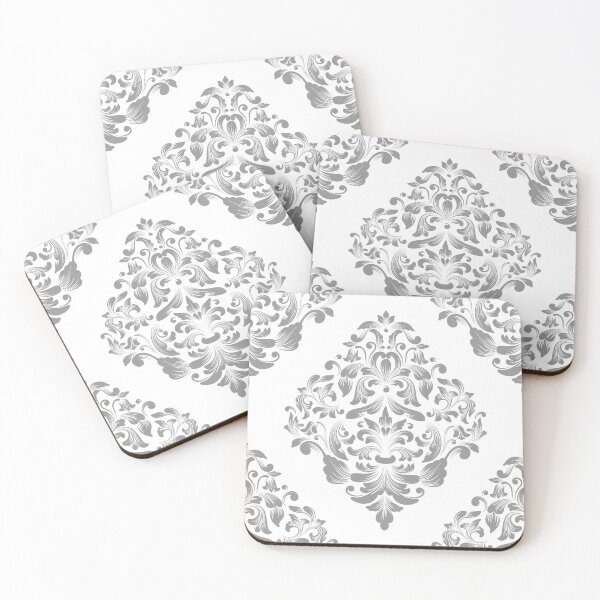 Item preview, Gray Damask Pattern designed and sold by mischellero.