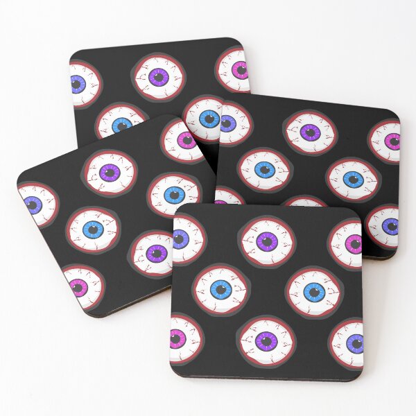 Item preview, Eyeball - Halloween Lover Sticker pack pink, purple designed and sold by TheBrightInk.