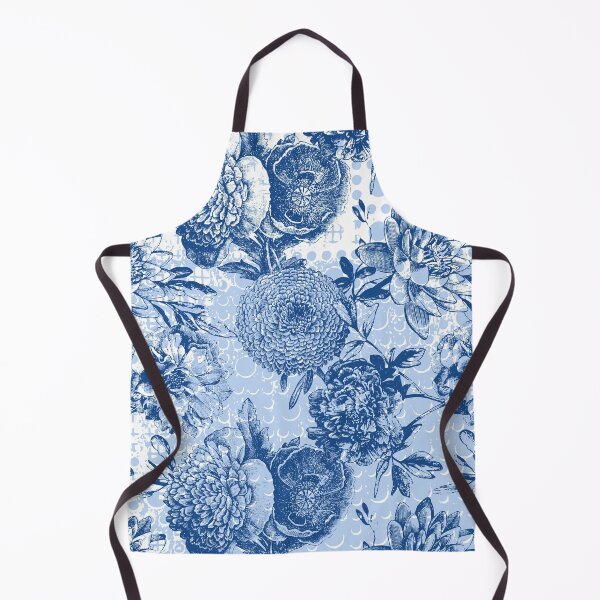 Item preview, Vintage Blue Floral designed and sold by glitterdice.