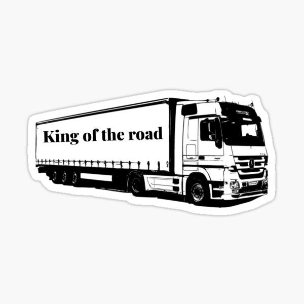 King of the Road König Tuning Auto Aufkleber Sticker