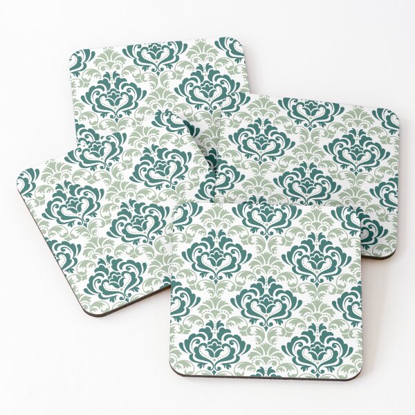Item preview, Green Damask Pattern designed and sold by mischellero.