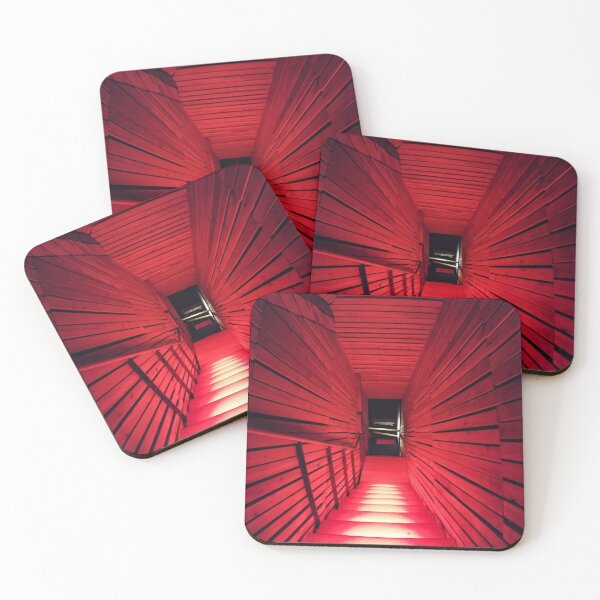 Item preview, red staircase in the Kafka Museum in Prague designed and sold by am-mantilla2156.