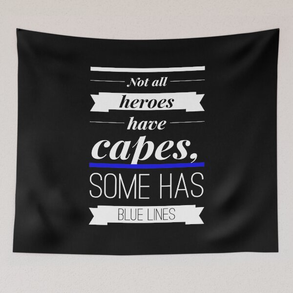 Item preview, Thin Blue Line - Heroes Has Blue Lines designed and sold by Michael Schmidt.