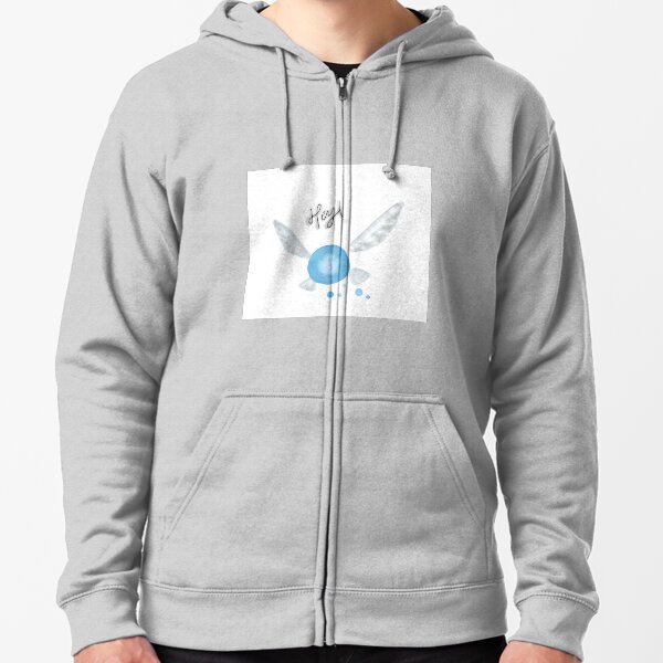 Navi Hey! Zipped Hoodie