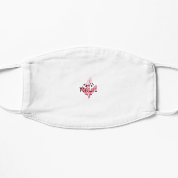 Pro-life for life floral Mask