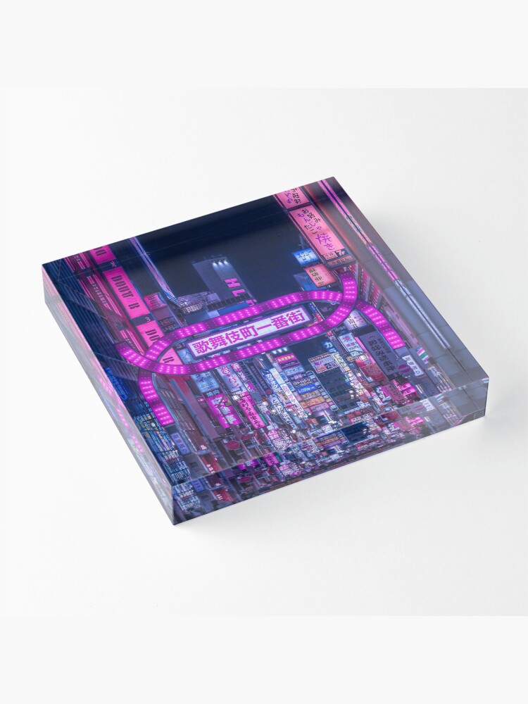 Alternate view of Kabukicho Gate - Vertical Acrylic Block