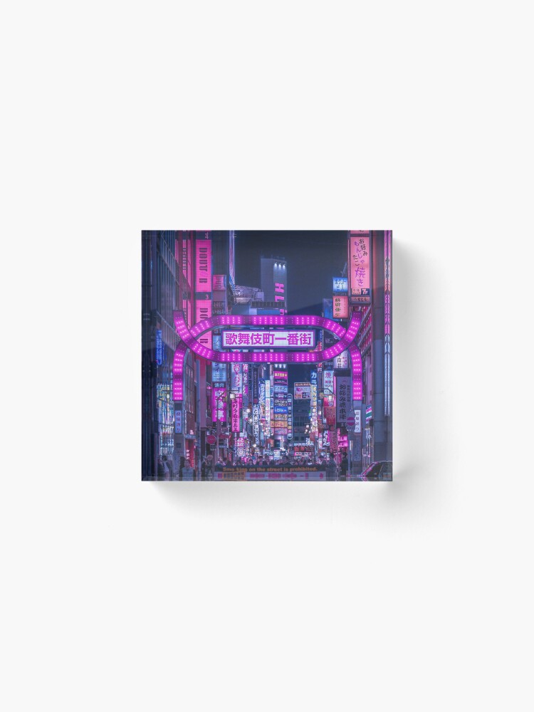 Alternate view of Kabukicho Gate - Vertical Acrylic Block