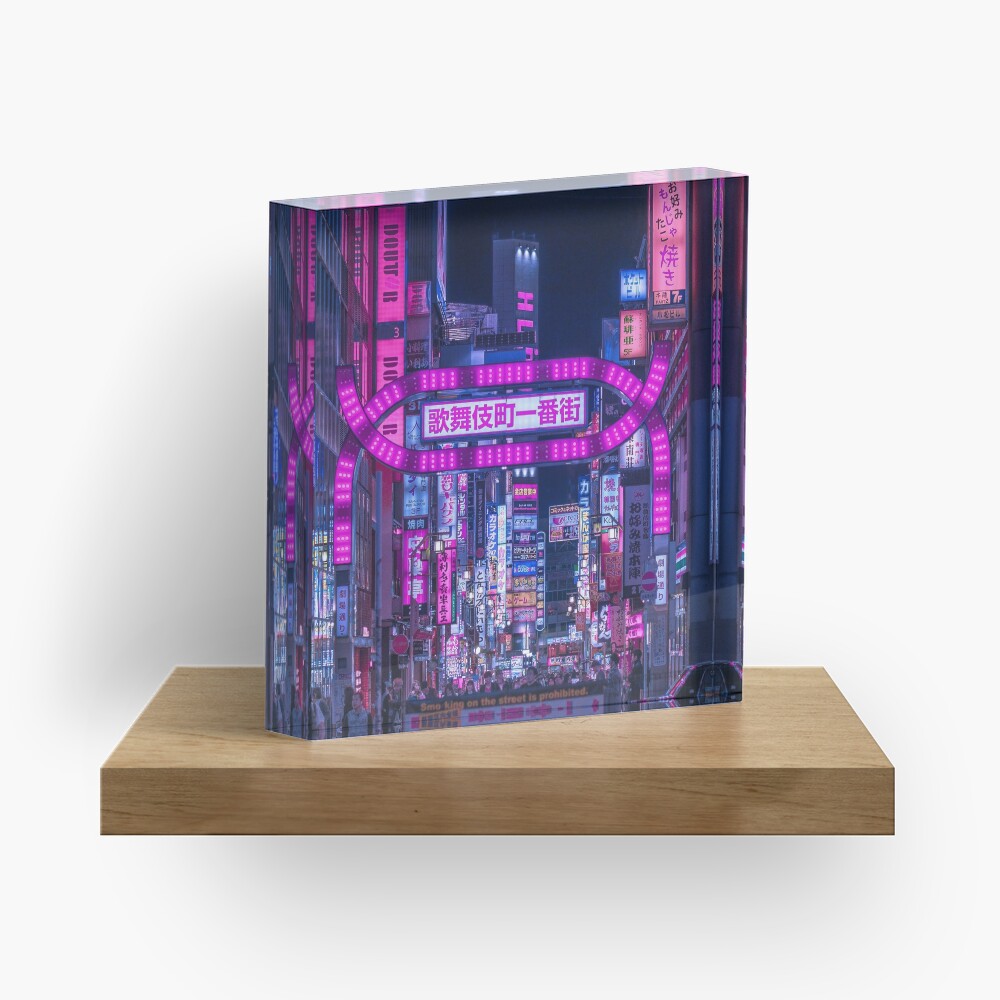 Kabukicho Gate - Vertical Acrylic Block