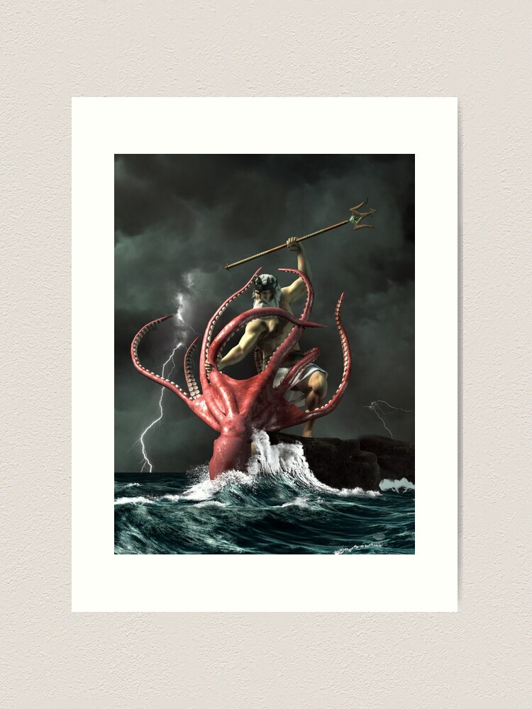 Kraken Art Print