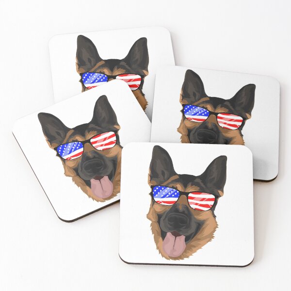 Item preview, German Shepherd 4th Of July USA Flag Independence Day designed and sold by MagicJohnson22.
