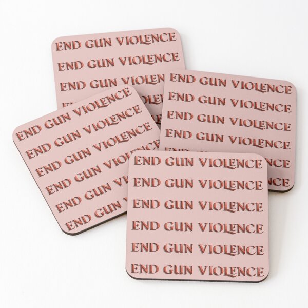Item preview, End Gun Violence pink Typography designed and sold by andymvera.