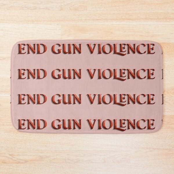 Item preview, End Gun Violence pink Typography designed and sold by andymvera.