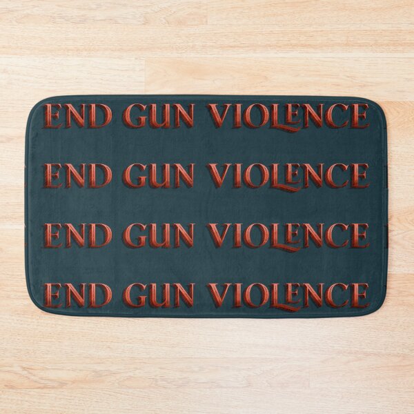 Item preview, End Gun Violence Blue Typography designed and sold by andymvera.