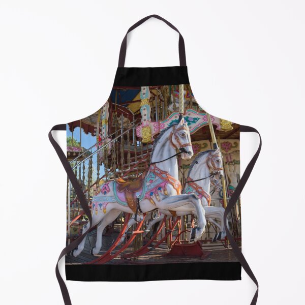 Item preview, The Carousel Horses In Skanderbeg Square designed and sold by Lucinda Walter.