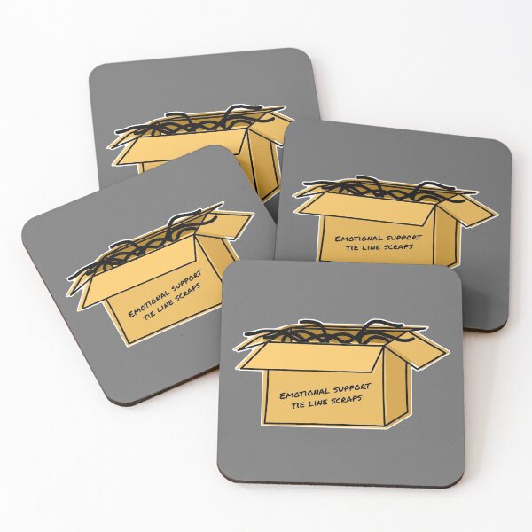 Item preview, Emotional Support Tie Line Scraps designed and sold by getrecdstudio.