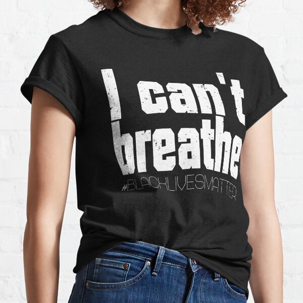 Camisa - I Can't Breathe - Black Lives Matter ☆ ACAB Camisa ☆ Sem Deuses  Sem Mestres