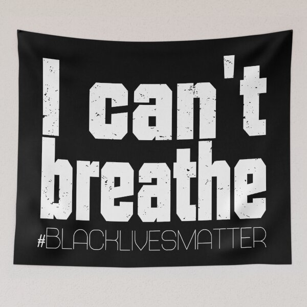 Item preview, I can't breathe. Black lives matter. designed and sold by enriquepma.