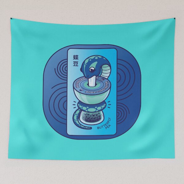 Item preview, Boba Constrictor - Butterfly Pea / 蝶豆 designed and sold by HunterLongley.