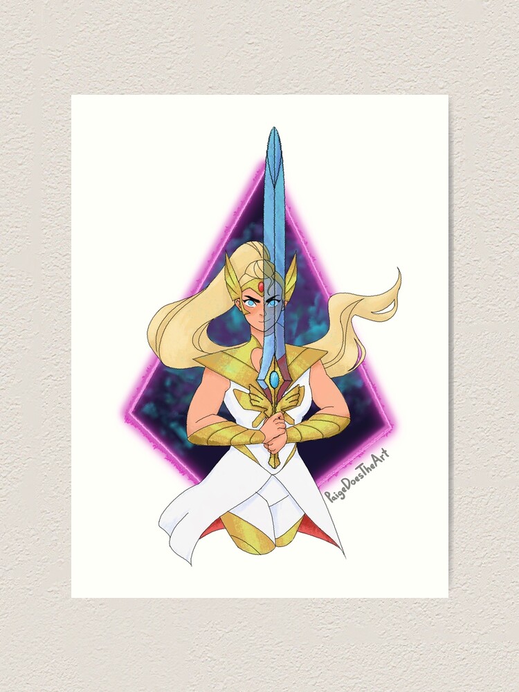 Alternate view of Shera Adora Sword Art Print