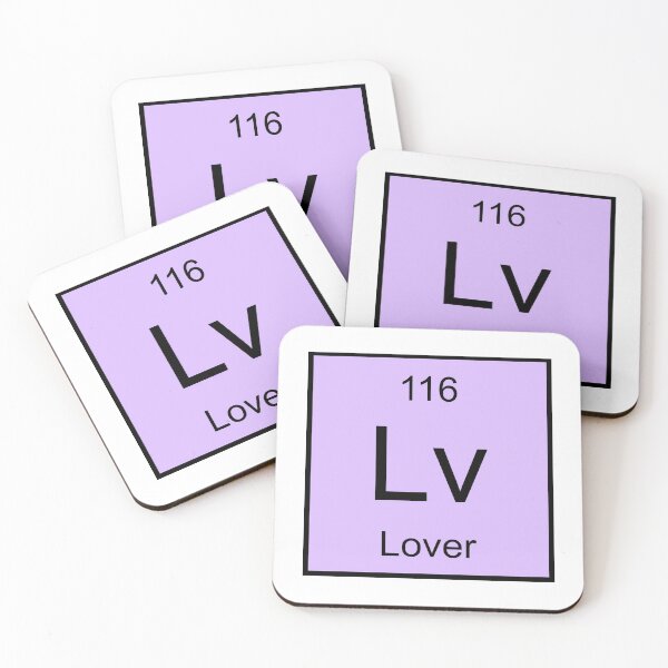 Item preview, lover - revised periodic table designed and sold by funandquirky.