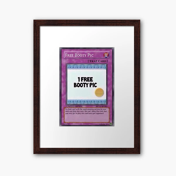 BOOTYBOOTYBOOTY" Framed Art Print for Sale by shutuptyrone | Redbubble