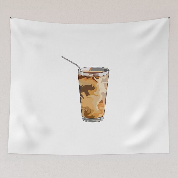 Item preview, Iced Coffee Illustration  designed and sold by ArtsyJulez.