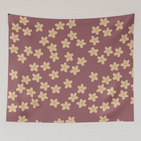 Item preview, Fall Floral Daisy Print in Purple designed and sold by WildeandCo.