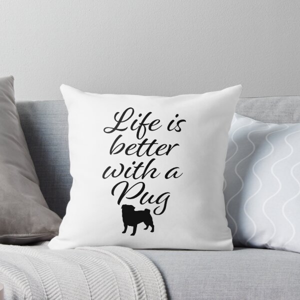 Item preview, La vida es mejor con un Pug designed and sold by PerfectDisguise.