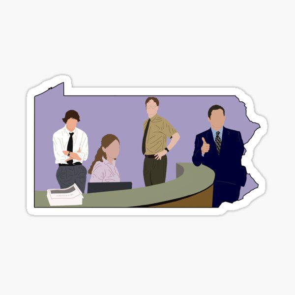 Item preview, The Office (Pennsylvania outline) designed and sold by shaylikespizza.
